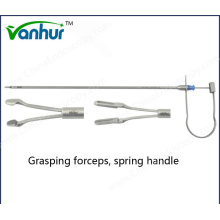 Surgical Laparoscopic Spring Handle Grasping Forceps